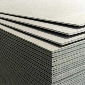 Stack of cement fibre board flat sheets supplied in Kerala